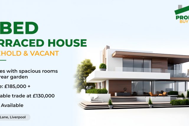 2 Bed Terraced House – Freehold & Vacant