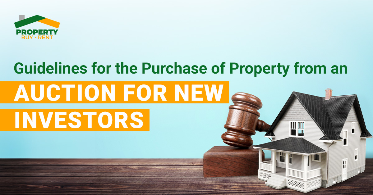 Guidelines for the Purchase of Property from an Auction for New Investors